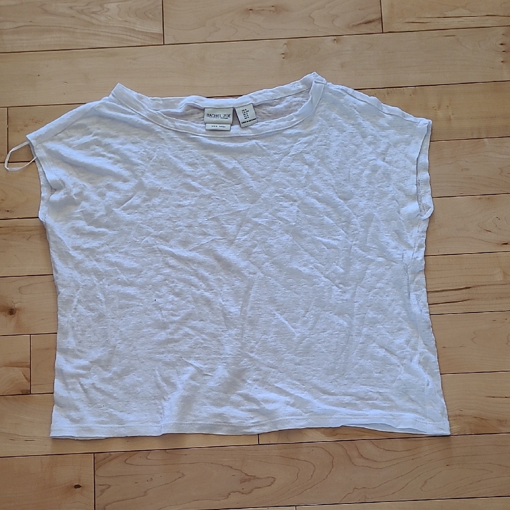 Rachel Zoe Women's Size Small 100% Linen Top